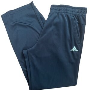 Adidas Men’s Black Athletic Track Style Pants Soccer Futbol Men’s Size Large